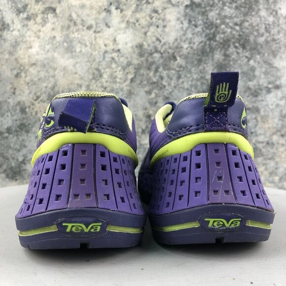Teva Women's Size 8 Gnarkosi Violet Purple Watersport Sneakers Drain Frame Tech - Picture 7 of 13